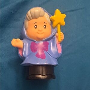 Fairy Godmother Toy Figure with Wand little people